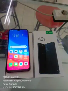 Oppo A5s 6/128gb bekas normal bisa Tukar Tambah