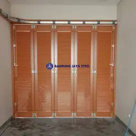 Pintu besi garasi ruko lipat / sliding, terima pasang dan service