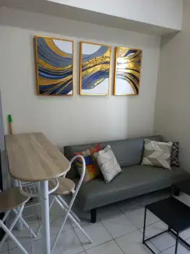 Disewakan Cepat Murah 2 Kamar Furnish Apartemen Podomoro Golf View