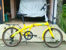 SEPEDA LIPAT SIZE 20 CUAKEP SIAP GOWES !!