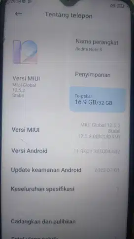 Redmi note 8 hp casan aja