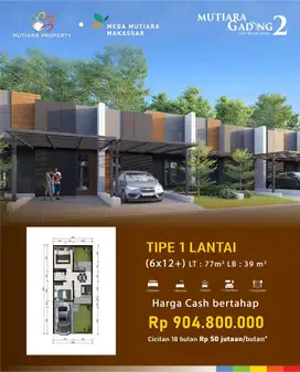 Perumahan Modern di kota Makassar Mutiara Gading 2 Extension