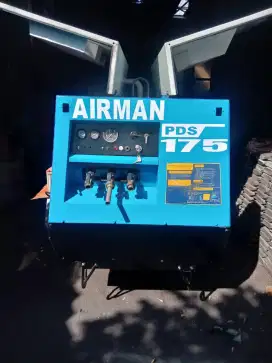 Kompresor airman PDS 175 tahun 2008 harga nego