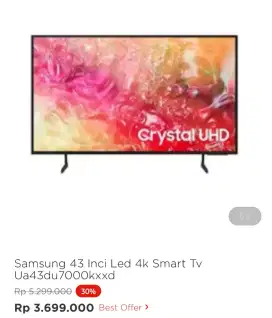 Samsung led smart 4k seri 43du7000