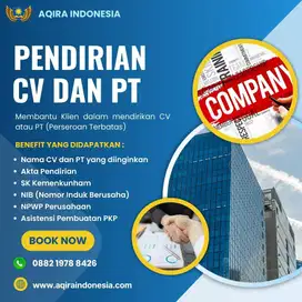 Jasa Pendirian CV dan PT