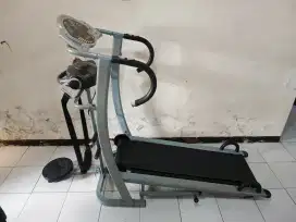 Alat olahraga treadmill manual 5 fungsi