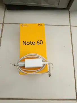 Jual BU Realme Note 60 full set NoMinus pemakaian baru 2 bulan Ram 4 4