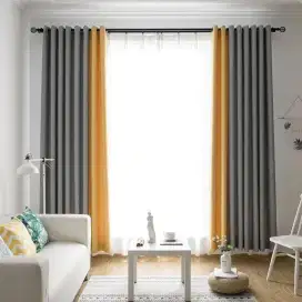 Jual tirai jendela gordyn hordeng gorden wallpaper dinding rollblind v