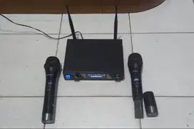 Mic Wireless Shure SH 555,2 Handle,ada minus,baca Deskripsi,murah.