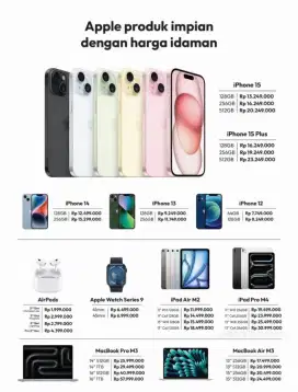 PROMO IPHONE BUNGA 0% DAN BEBAS 2X ANGSURAN