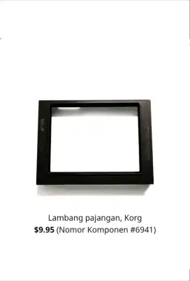 Frame tutup LCD Korg M50 ORI copotan murah