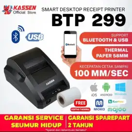 Printer thermal Bluetooth Kassen BTP 299