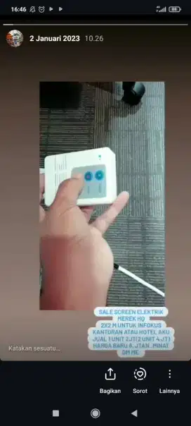 Dijual Screen elektrik