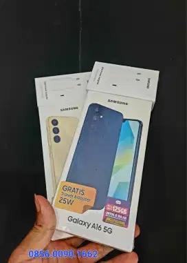 NEW & TERMURAH ! SAMSUNG GALAXY A16 5G 256GB ! BONUS HEADSET