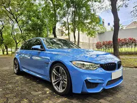 BMW M3 F80  Yas Marina Blue S55 2016