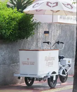 Jualan Kopi Keliling Duren Sawit