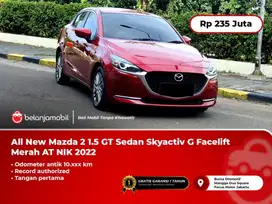 [KM LOW] Mazda 2 Mazda2 1.5 GT Sedan SkyactivG Merah AT 2022/2023