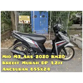 Mio M3 125cc 2020 AKS Km20Rban Jaminan