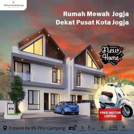 Hunian Murah Bergaya Villa 2 Lantai Siap Huni di Jogja