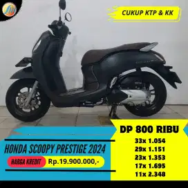 KREDIT MURAH DP HANYA 800RIBU HONDA SCOOPY PRESTIGE 2024 SEKEN