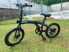 Sepeda Lipat Exotic Explore 500 by pacific alloy rem hidrolic 9 speed