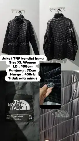 Jaket TNF Wanita warna hitam