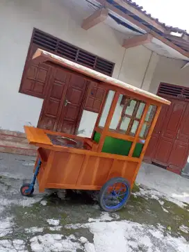 Gerobak Angkringan Bakso Mie Ayam PeceL Bubur Sate Martabak Ronde dlL