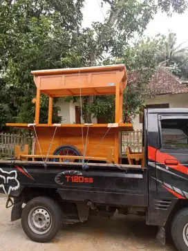 Gerobak Angkringan Bakso Mie Ayam PeceL Bubur Sate Martabak Ronde dlL