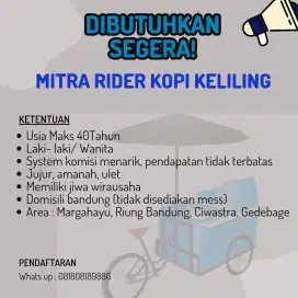 Lowongan kerja mitra rider kopi keliling