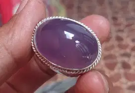 Batu Cincin Lavender Lawas Baturaja