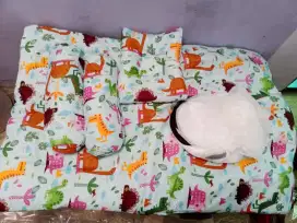 Kasur bayi busa set bantal guling