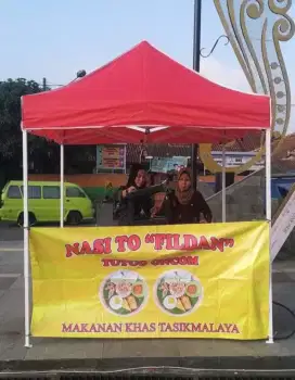 Tenda lipat 2x2 buat bazar