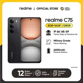 Realmi C75 8/128 gb baru