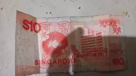 Kali minat uang lama 10 dolar singapure