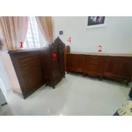 DIJUAL CEPAT! Lemari/Buffet Antik Unik Kayu Jati (Bekas)