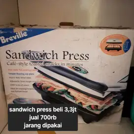 Sandwich press breville, toaster tegal