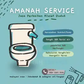 JASA SERVICE CLOSET/TOILET DUDUK