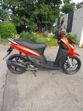 Motor Mio thn 2011 rawatan ban depan tubles baru ganti