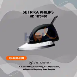 SETRIKA LISTRIK PHILIPS HD 1173/80 HITAM