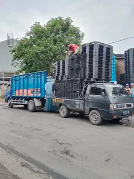 Jual pallet plastik bekas murah palet plastik second segala ukuran ada