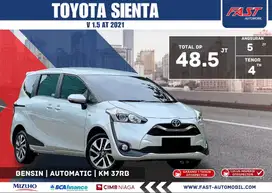 DP 42JT TOYOTA SIENTA V 2021 1.5 AT KM.37RB & PAJAK PANJANG #F5ST