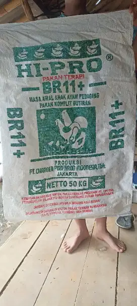 Dijual karung bekas pakan