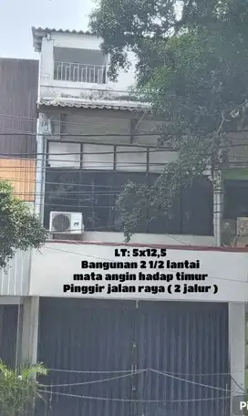 Disewakan murah ruko di kh mansyur jakarta pusat