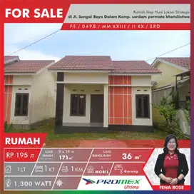 Dijual Rumah Tipe 36 Komersil Harga Dibawah Pasaran