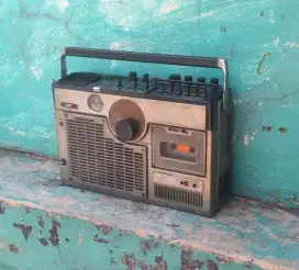 JVC tape kaset pita radio FM AM tv antik jadul kuno tua klasik