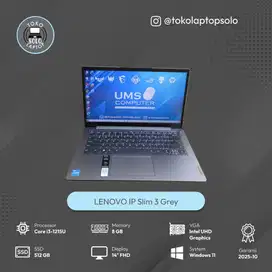 LENOVO IP Slim 3 Grey INTEL Core i3-1215U RAM 8GB SSD 512GB Intel UHD