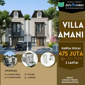 VILLA AMANI GUNUNG TERANG BANDAR LAMPAUNG DEKAT UBL DARMAJAYA UNILA