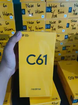 PROMO REALME C61 RAM 8+16/128 BARU, SEGEL PABRIK, GARANSI RESMI