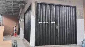 Jual Dan Service Folding Gate, Pintu Toko Geser Tiga Dara Teknik