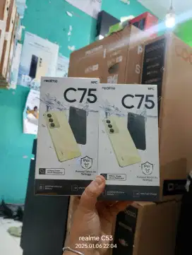 Realme C75 8+8/256 GB NFC Tahan air Ip69 free antigores